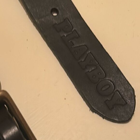 Playboy Large Dog Collar Pink Checkered Bunny Print Buckle Closure New - Picture 4 of 10